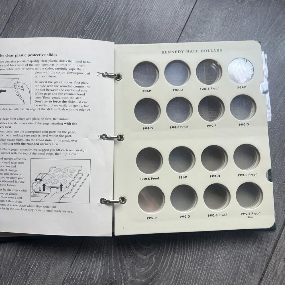Littleton Kennedy Half Dollar Album 1988-2004 #LCA50 Album no coins